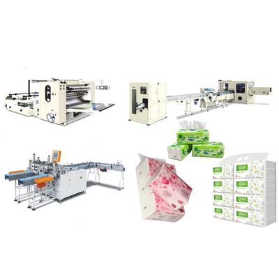 Automated Facial Tissue Machine With Individual Motors Frequency Converters And Lamination Technology