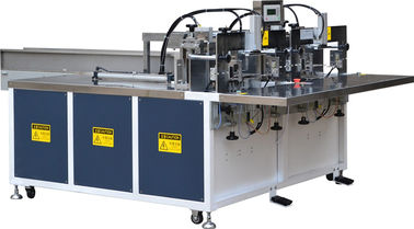 Double Channels Facial Tissue Paper Cutting And Packing Machine Semi Automatic Bundle Film Packing 