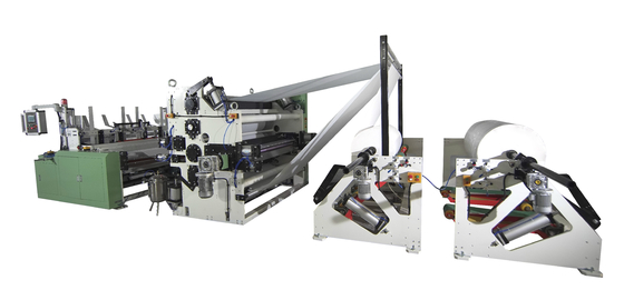 2-5tons Toilet Paper Production Line with Optional Jumbo Roll and Steel To Rubber Embossing Device