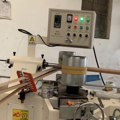 Automaitc Kağıt Çekirdek Makinesi 40m/min Servo sürüş Sürüş
