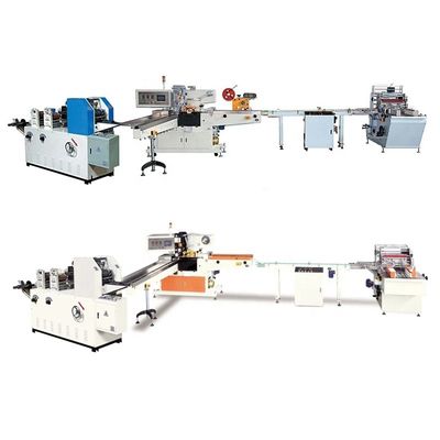 380V / 50Hz Güç kaynağı Yüz doku yapım makinesi ve laminatör sistemi