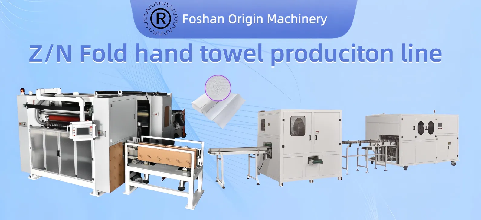 Z/N Yapıştırıcı laminatörlü katlanılabilir el havlu makinesi mutfak havlu geri çevirme makinesi 0