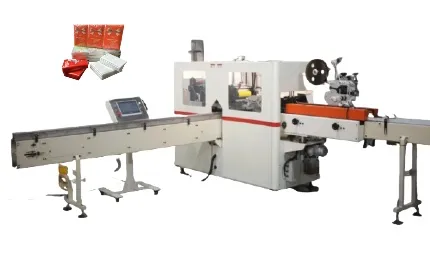 Otomatik cep dokusu sarma için yüksek hızlı paketleme makinesi kolay bağlantı dokunmatik ekran parametresi ayarlama 4