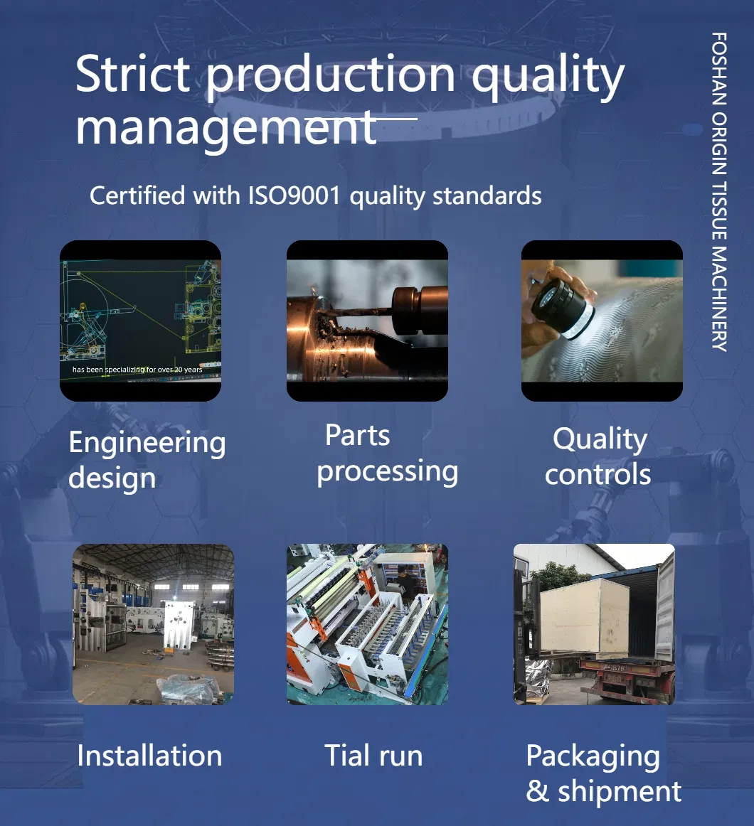 Gelişmiş Tuvalet Kağıdı Üretim Hatımızla Üretiminizde Devrim Yapın 8